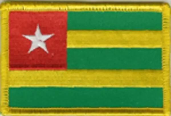 Flaggenaufnäher Togo
