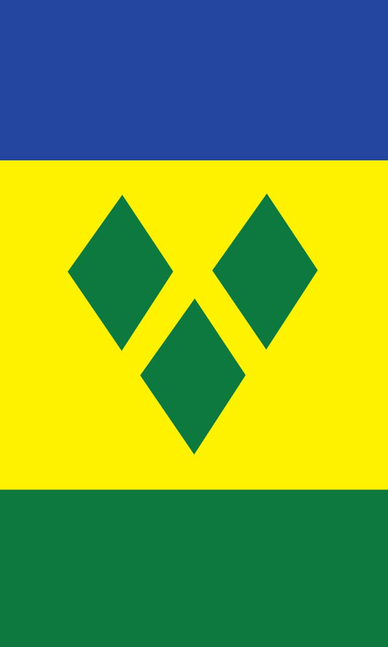 Tischbanner St. Vincent und die Grenadinen