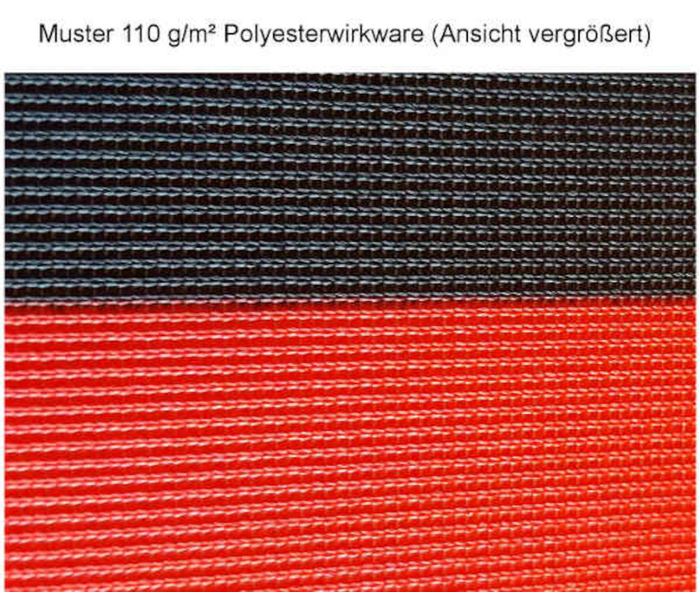 Flaggenstoffmuster aus Polyesterwirkware 110 g/m²