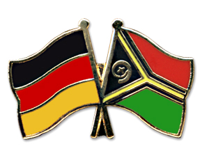 Freundschaftspin Deutschland Vanuatu