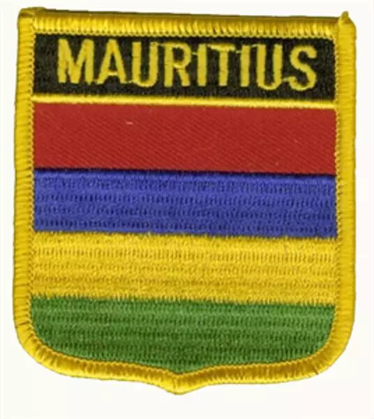 Wappenaufnäher Mauritius