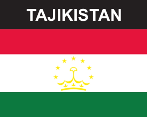 Flaggenaufkleber Tadschikistan