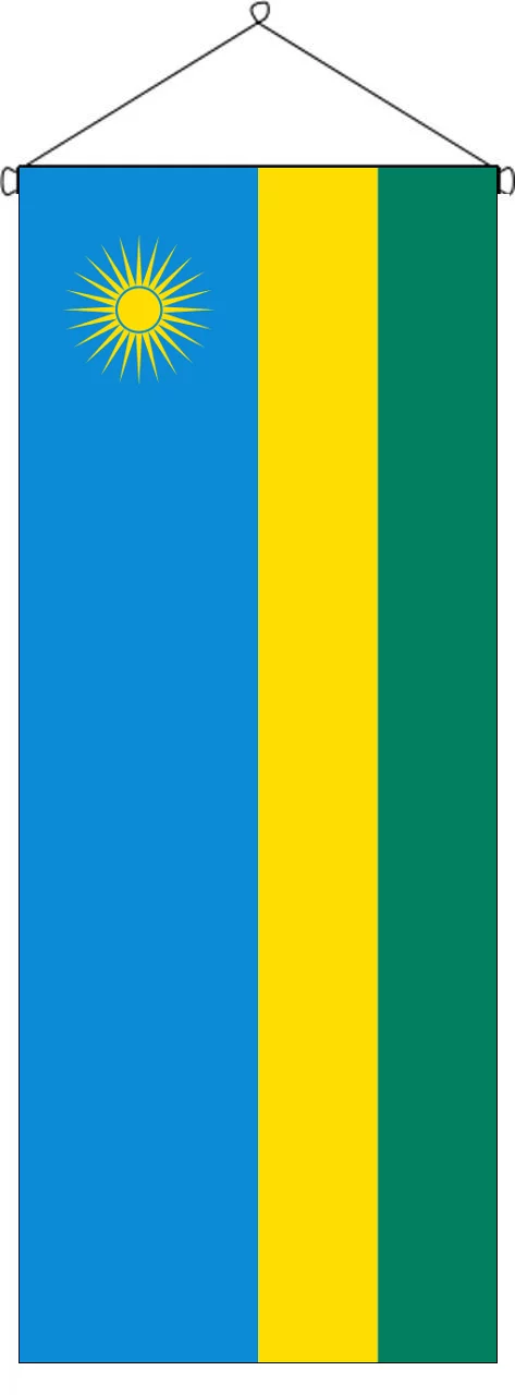 Flaggenbanner Ruanda
