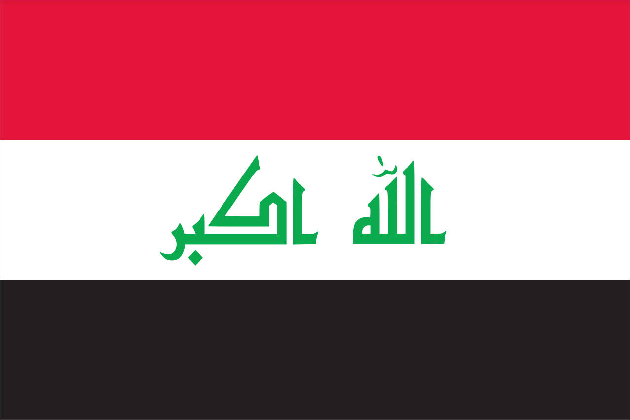 Flagge Irak 80 g/m²