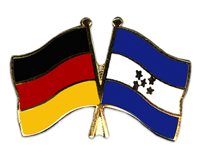 Freundschaftspin Deutschland Honduras
