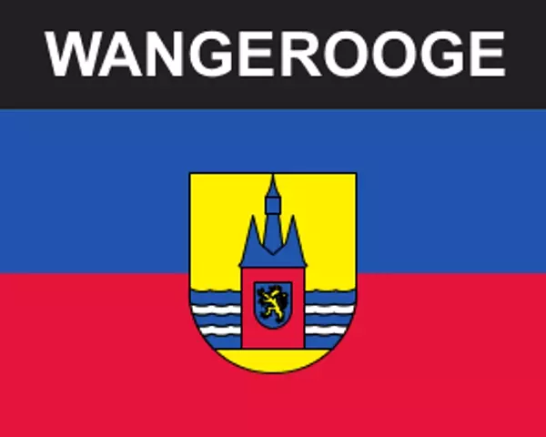 Flaggenaufkleber Wangerooge