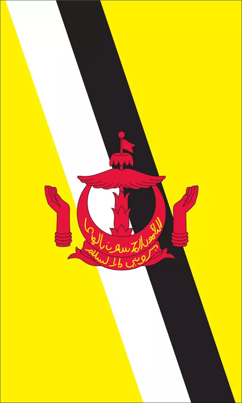 Tischbanner Brunei