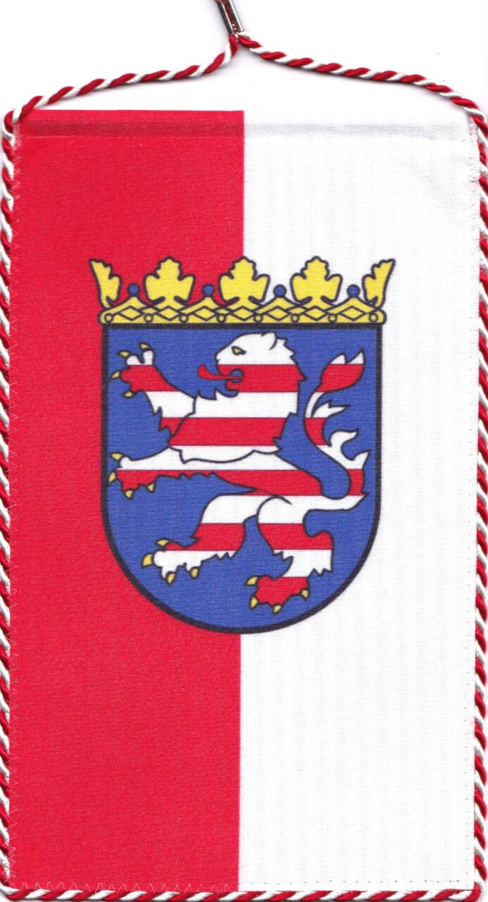 Tischbanner Hessen mit Wappen Foto