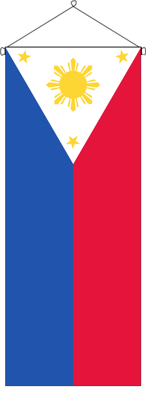 Flaggenbanner Philippinen