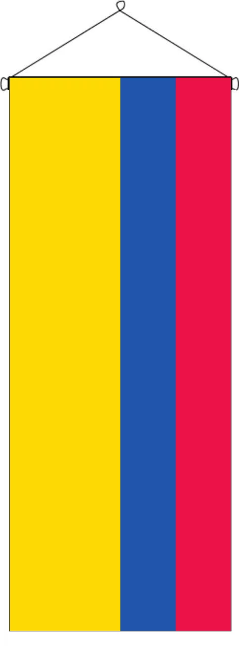 Flaggenbanner Kolumbien