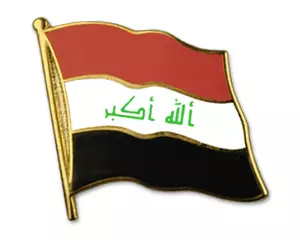 Flaggenpin Irak