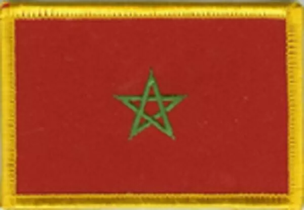 Flaggenaufnäher Marokko