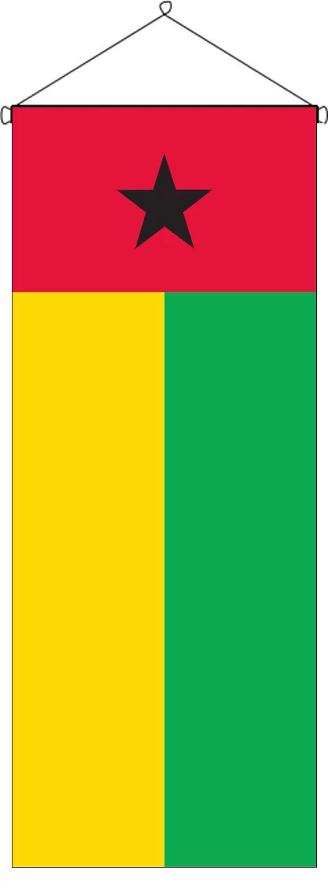 Flaggenbanner Guinea-Bissau