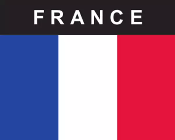 Flaggenaufkleber Frankreich