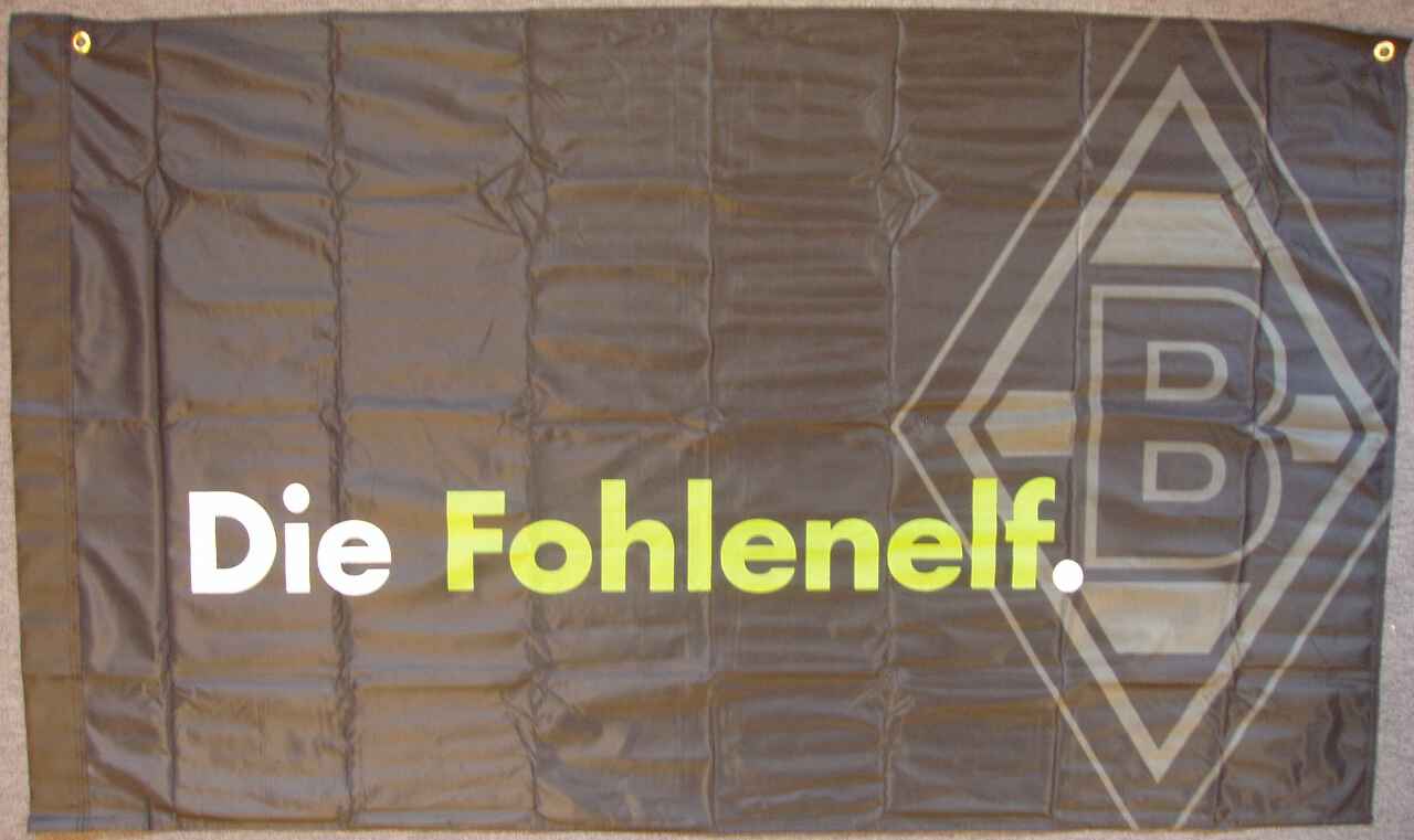 Borussia Mönchengladbach Zimmerflagge Die Fohlenelf.