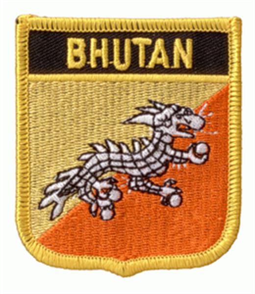 Wappenaufnäher Bhutan