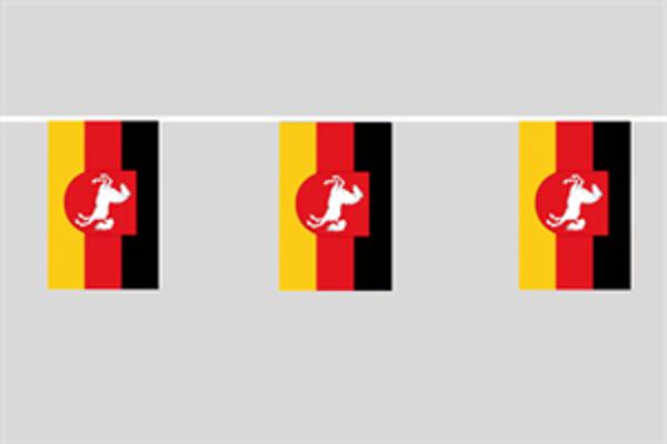 Flaggenkette Niedersachsen 6 m 8 Flaggen
