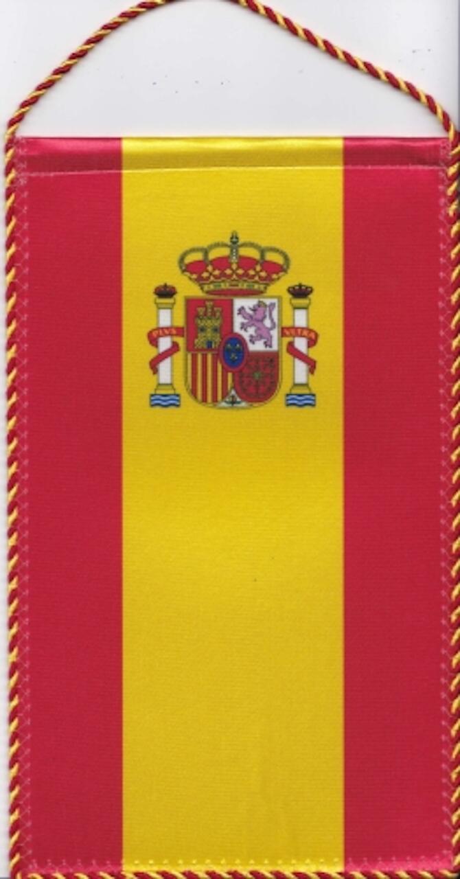 Tischbanner Spanien mit Wappen Foto
