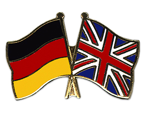 Freundschaftspin Deutschland Großbritannien
