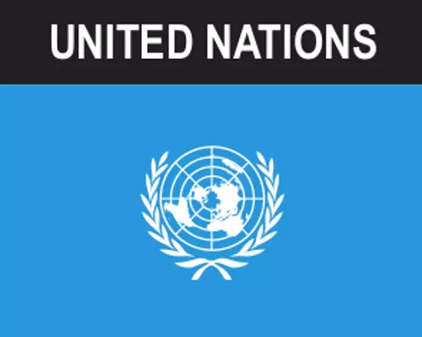 Flaggenaufkleber UNO
