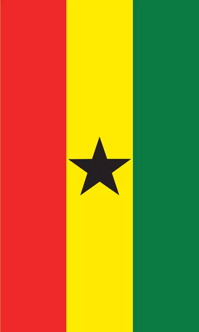 Tischbanner Ghana