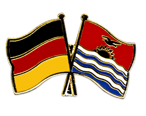 Freundschaftspin Deutschland Kiribati
