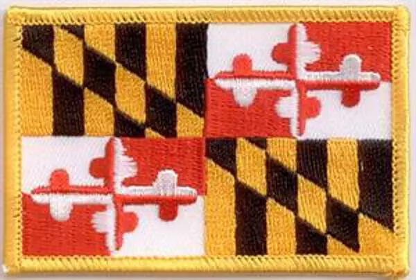 Flaggenaufnäher Maryland