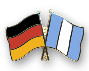 Freundschaftspin Deutschland Guatemala