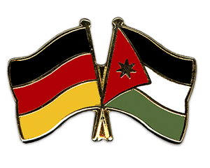 Freundschaftspin Deutschland Jordanien