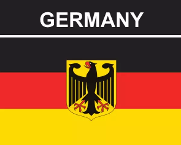 Flaggenaufkleber Germany