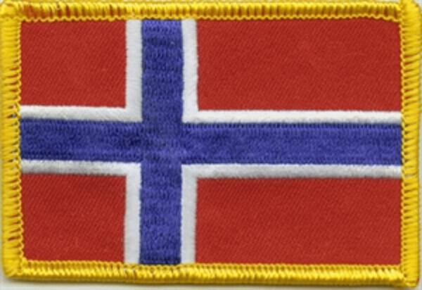 Flaggenaufnäher Norwegen