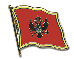 Flaggenpin Montenegro