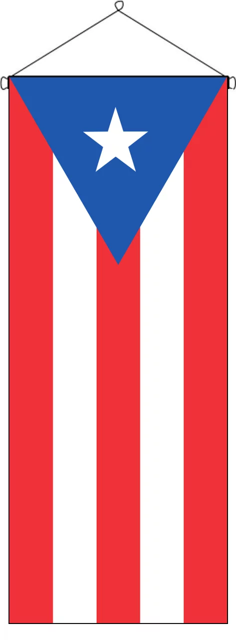 Flaggenbanner Puerto Rico