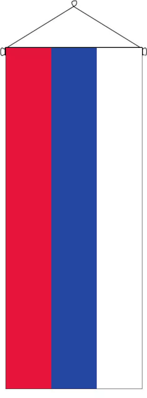Flaggenbanner Serbien