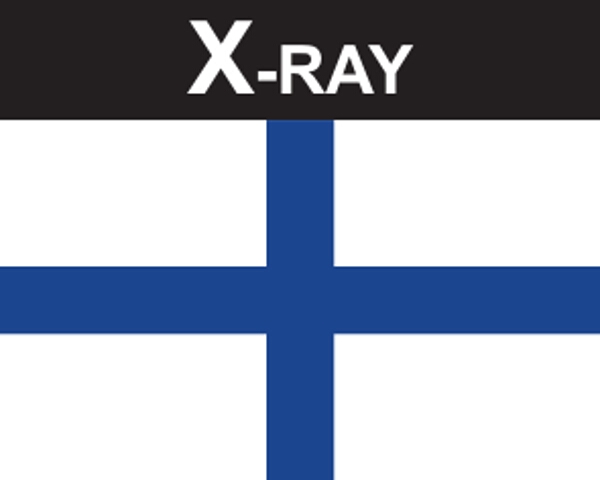 Flaggenaufkleber Xray