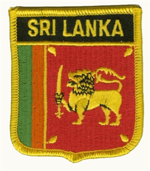 Wappenaufnäher Sri Lanka
