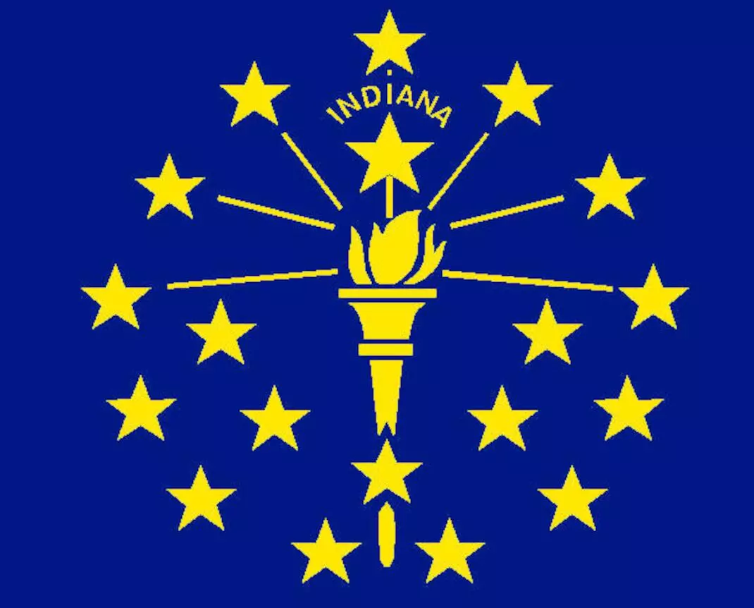 Flagge Indiana