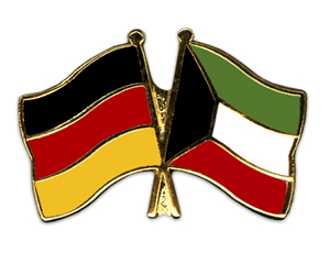 Freundschaftspin Deutschland Kuwait