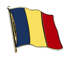 Flaggenpin Rumänien