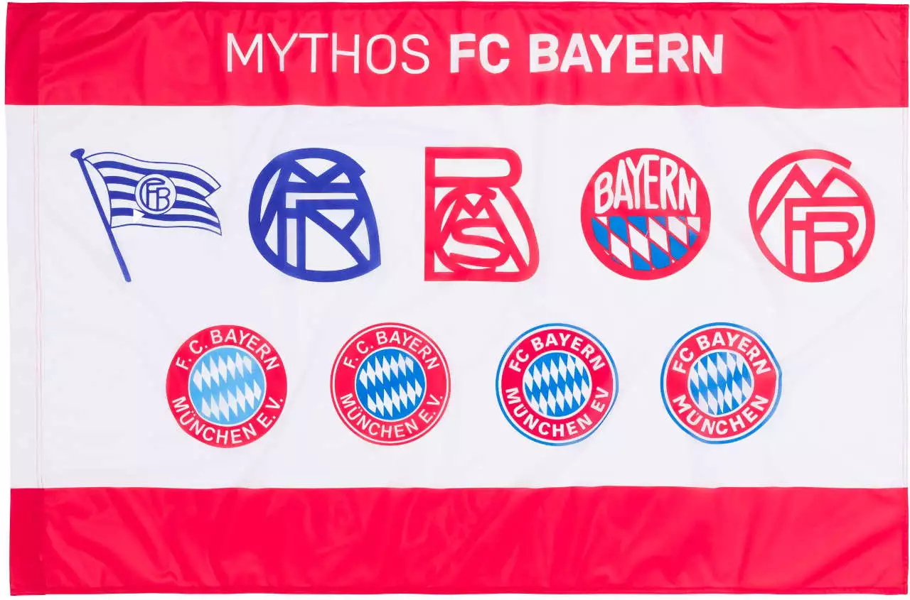 Bayern München Schwenkflagge Logo Historie
