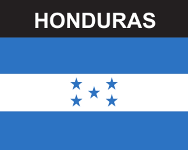 Flaggenaufkleber Honduras