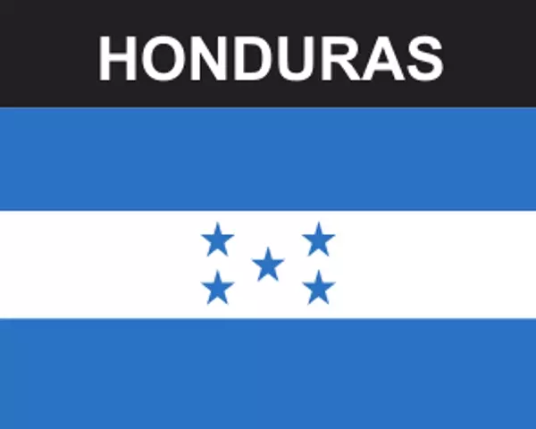 Flaggenaufkleber Honduras