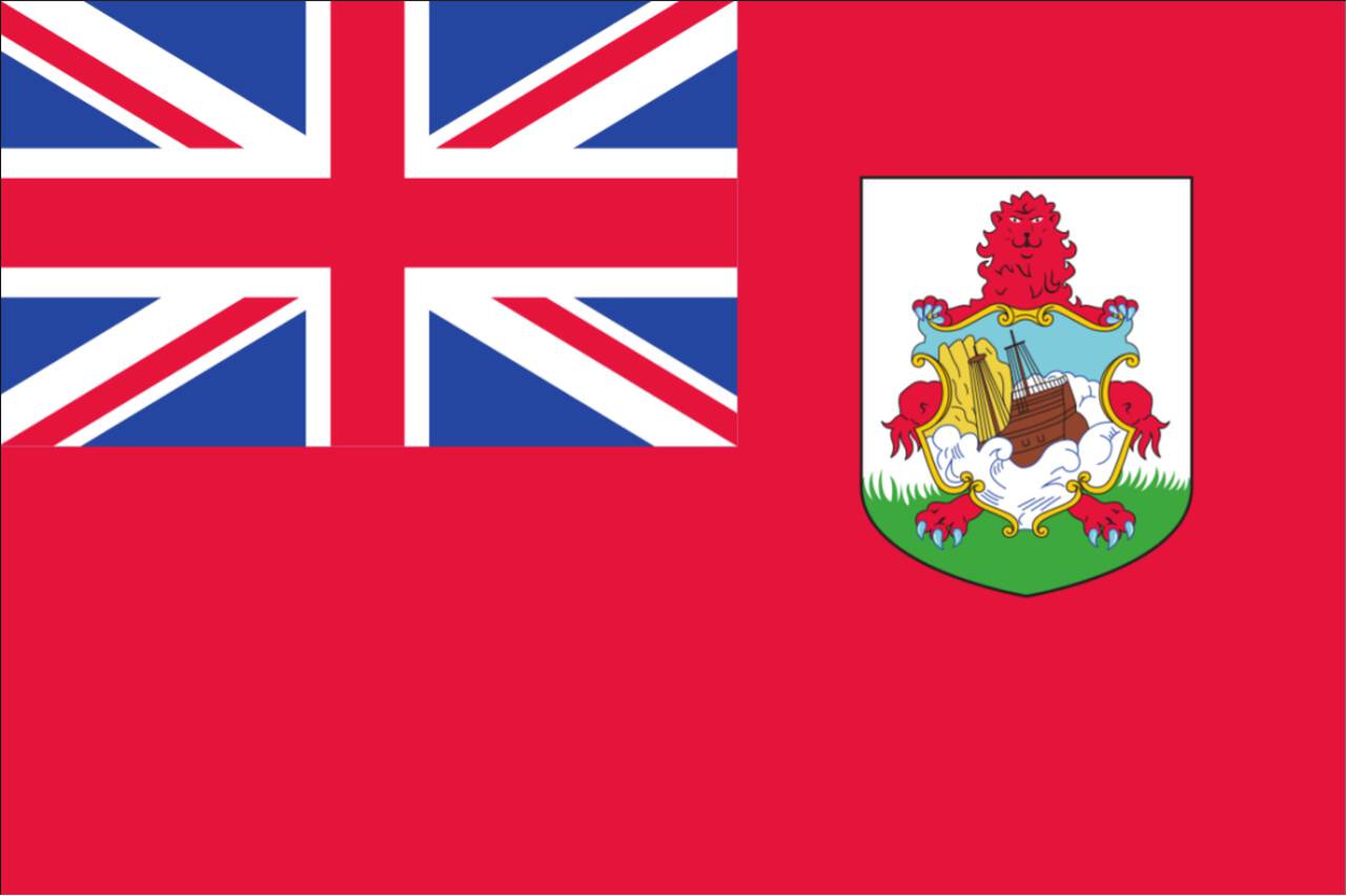 Flagge Bermuda 80 g/m² ca. 30 x 45 cm