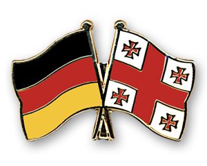 Freundschaftspin Deutschland Georgien