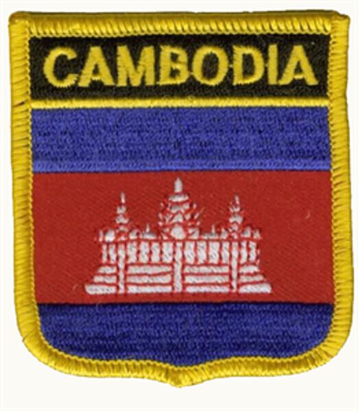 Wappenaufnäher Kambodscha