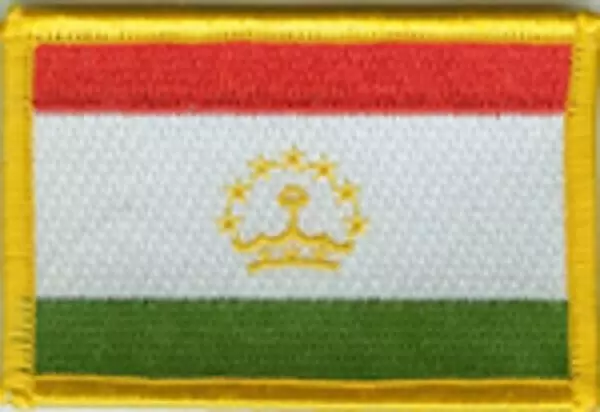 Flaggenaufnäher Tadschikistan