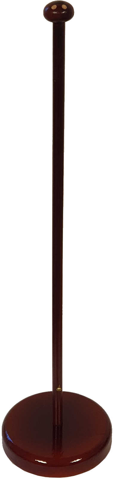 Tischflaggenständer Holz Farbe Mahagoni Flachfuß 11 cm