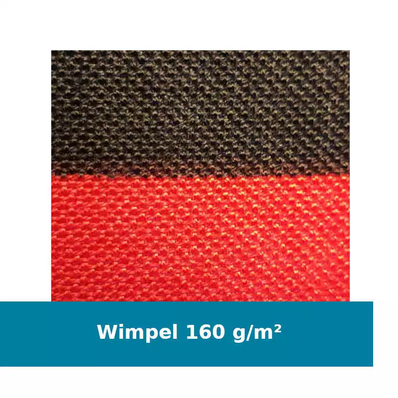 flaggenmeer Kategorie Wimpel Polyesterwebware 160 g/m²