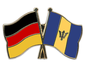 Freundschaftspin Deutschland Barbados