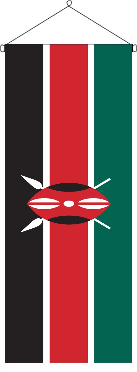 Flaggenbanner Kenia